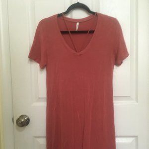 Dusty Rose Skater Dress